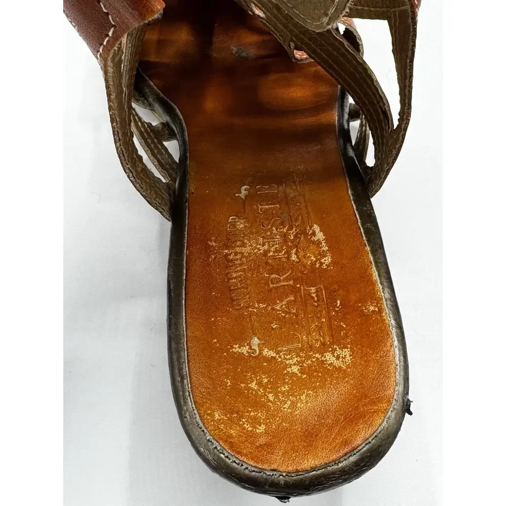 Spring Step L'Artiste Flourish Gladiator Wedge Stacked Heel Sandals EU 39 US 8.5